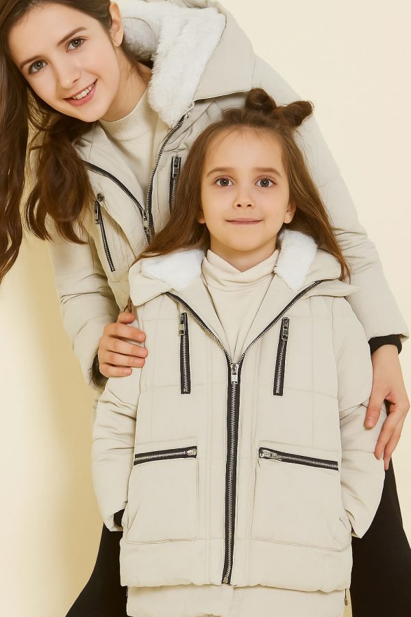 092 Classics Kids Thickened Hooded Down Coat - Image 14