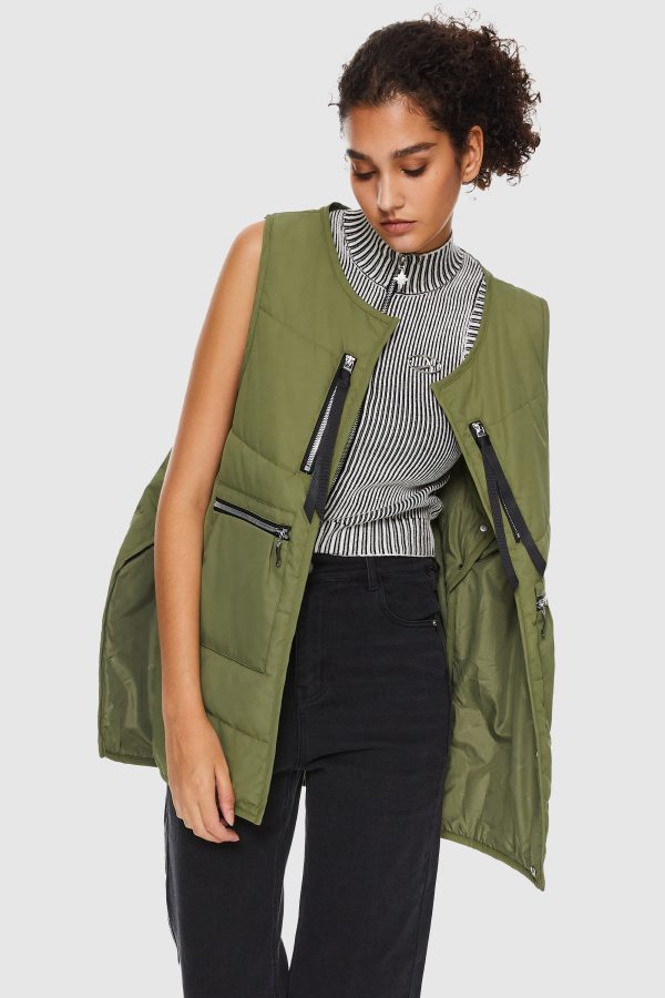 092 O-Lab Thickened Puffer Down Jacket with Detachable Vest - Image 3