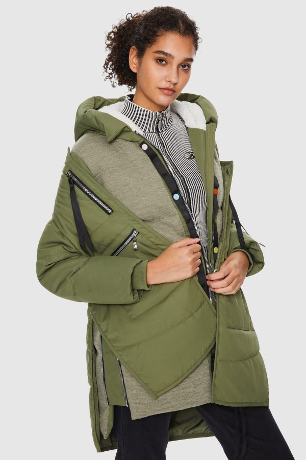 092 O-Lab Thickened Puffer Down Jacket with Detachable Vest - Image 4