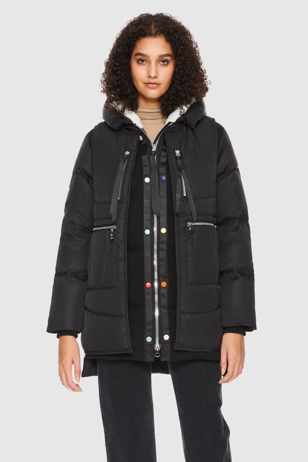 092 O-Lab Thickened Puffer Down Jacket with Detachable Vest - Image 6
