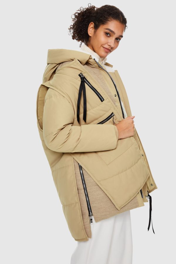 092 O-Lab Thickened Puffer Down Jacket with Detachable Vest - Image 12