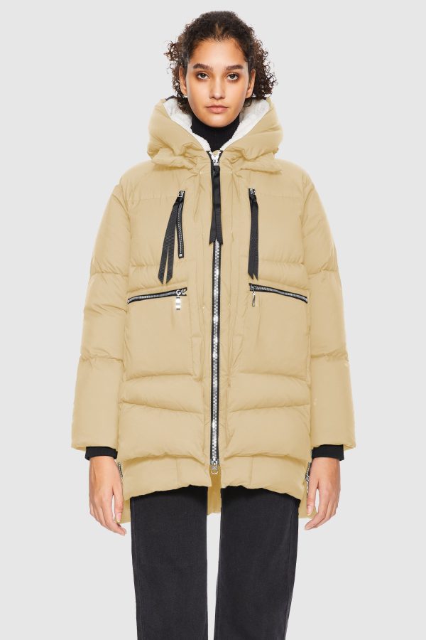 092 Thickened Hooded Down Puffer Jacket