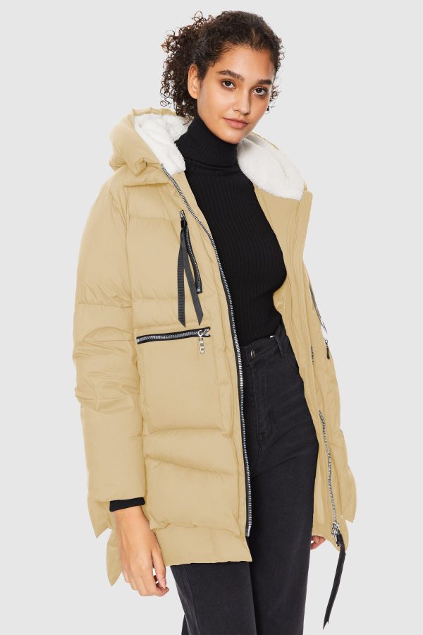 092 Thickened Hooded Down Puffer Jacket - Image 4