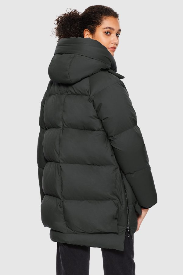 092 Thickened Hooded Down Puffer Jacket - Image 14