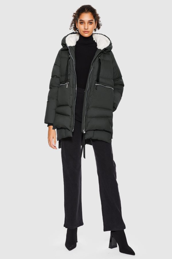 092 Thickened Hooded Down Puffer Jacket - Image 12