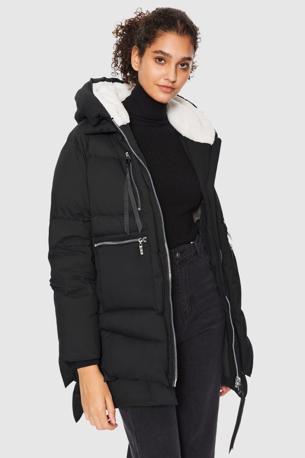 092 Thickened Hooded Down Puffer Jacket - Image 11