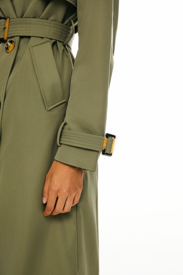 3/4 Belted Double-Breasted Hudson Trench - Image 27