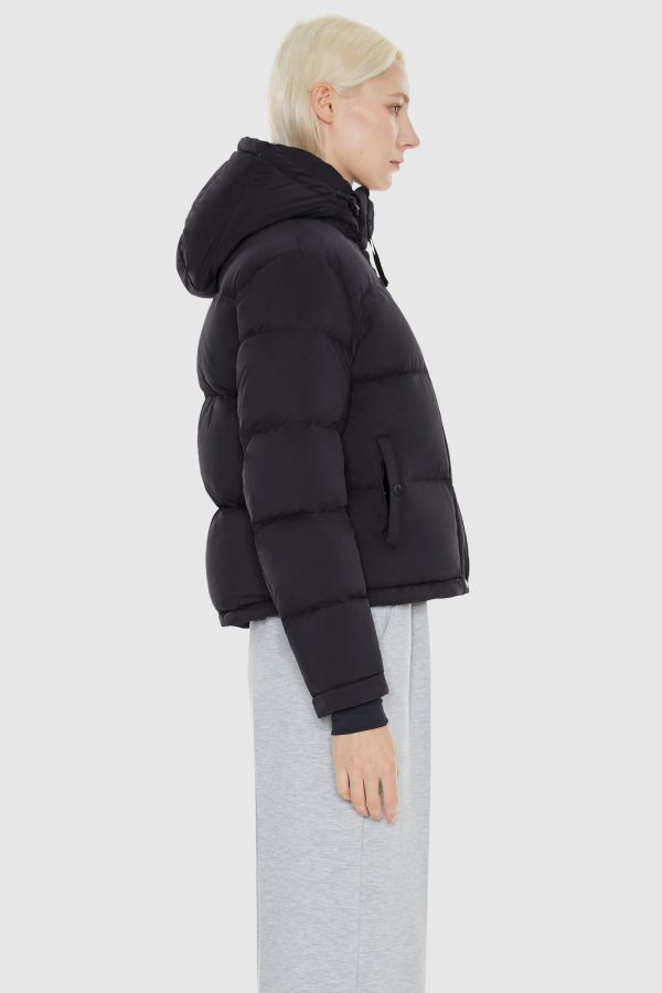 Aurora Cropped Thermal Down Puffer Jacket - Image 12