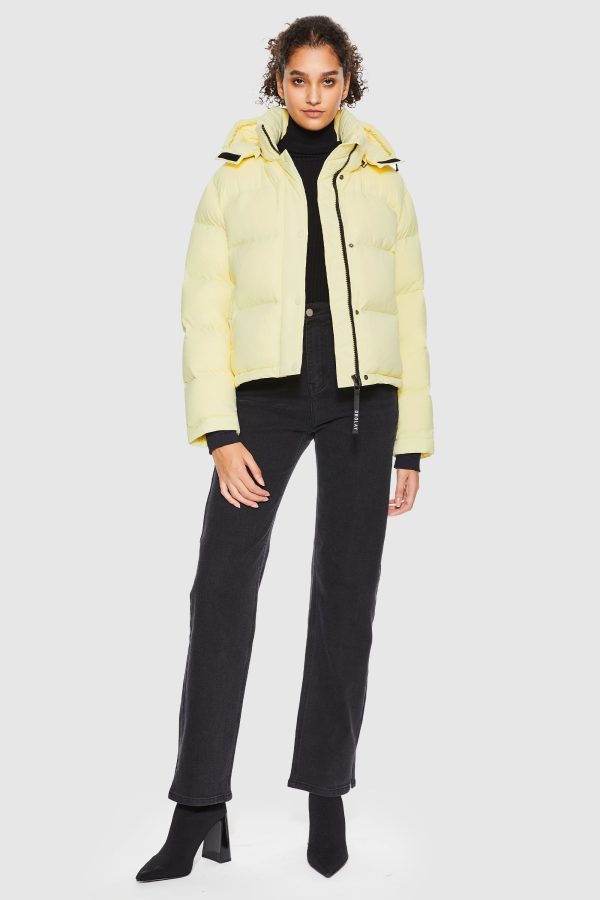 Aurora Cropped Thermal Down Puffer Jacket - Image 13