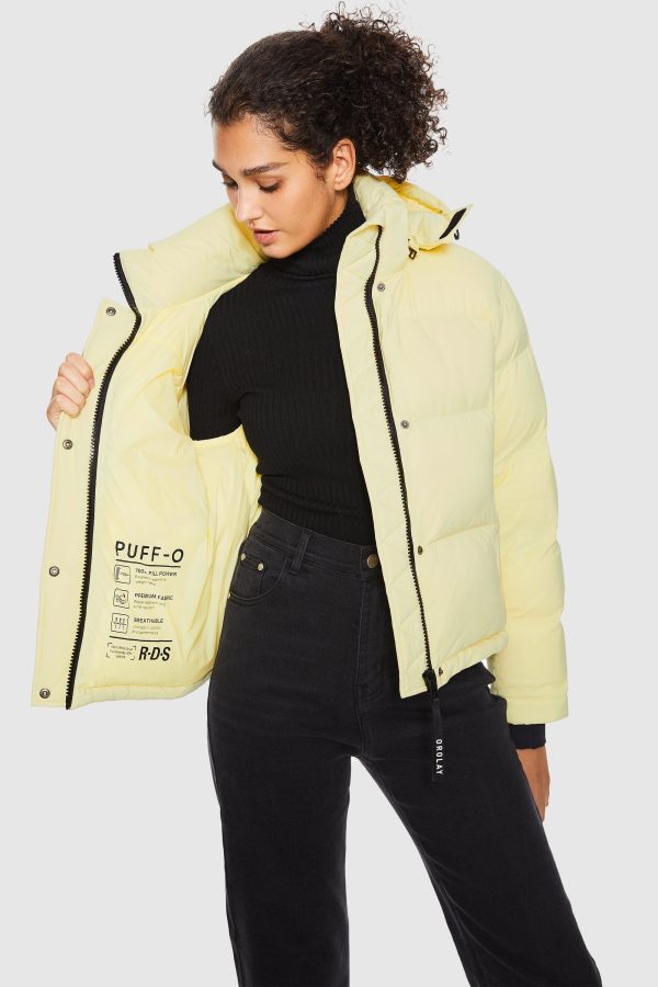Aurora Cropped Thermal Down Puffer Jacket - Image 15