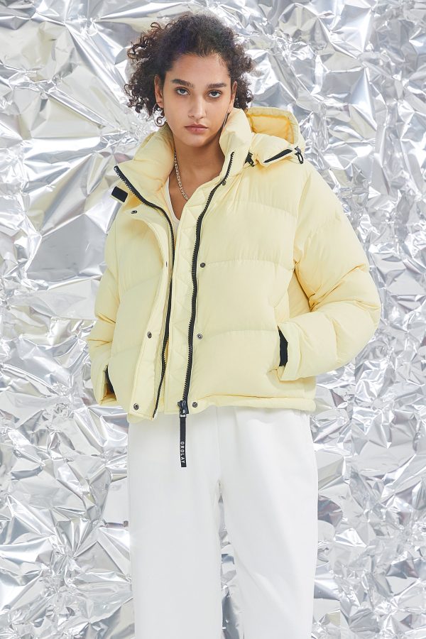 Aurora Cropped Thermal Down Puffer Jacket - Image 17