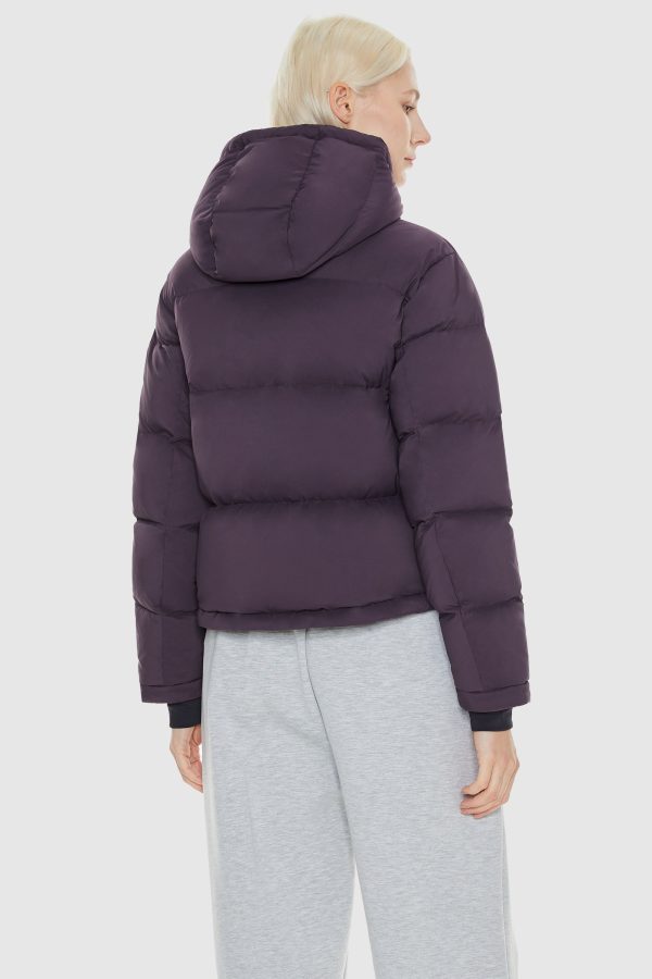 Aurora Cropped Thermal Down Puffer Jacket - Image 7