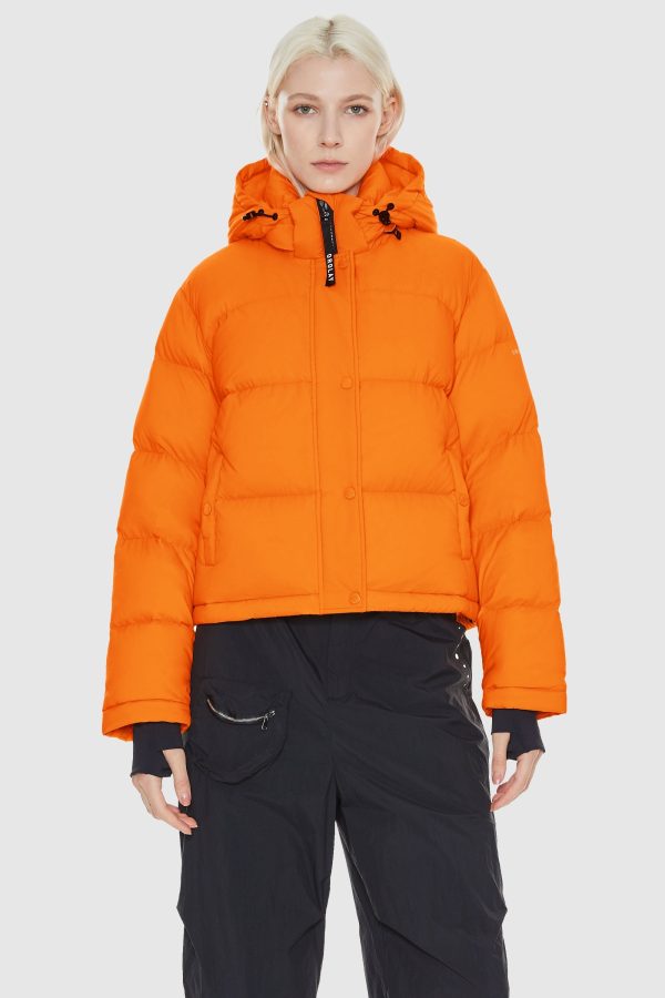 Aurora Cropped Thermal Down Puffer Jacket - Image 2