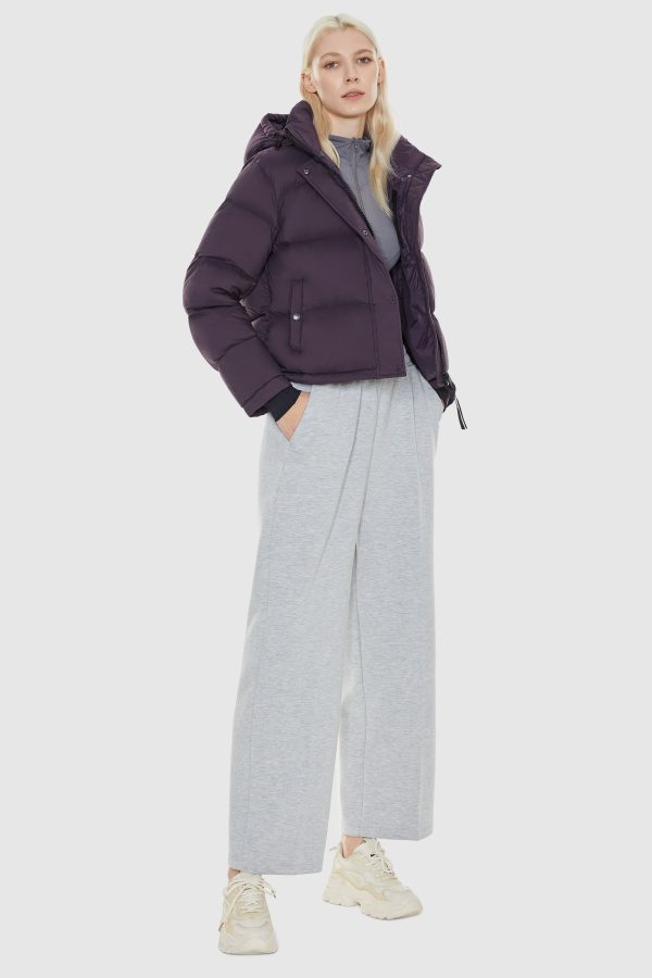 Aurora Cropped Thermal Down Puffer Jacket - Image 5