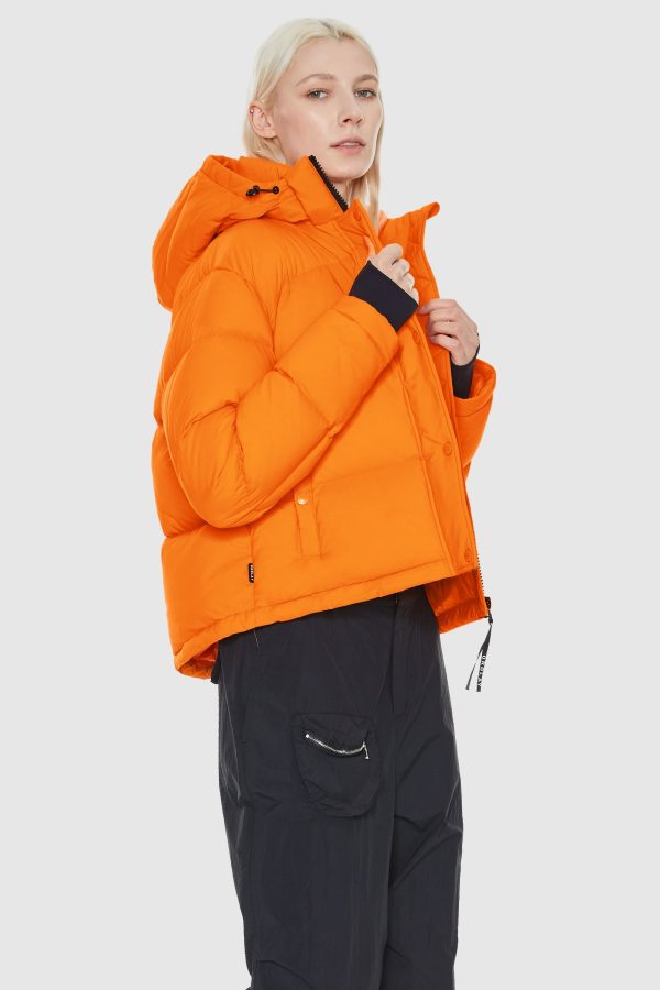 Aurora Cropped Thermal Down Puffer Jacket - Image 4