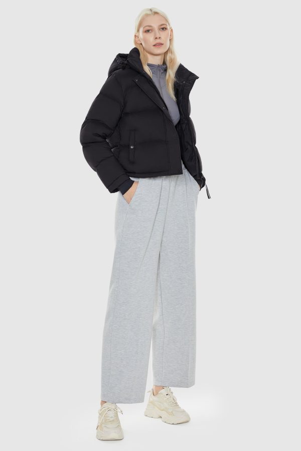 Aurora Cropped Thermal Down Puffer Jacket - Image 9