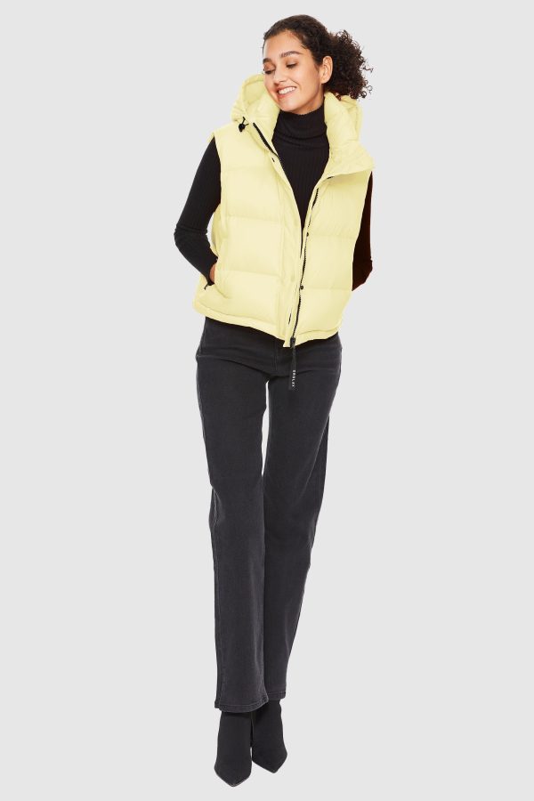 Aurora Hooded Down Puffer Vest - Image 10
