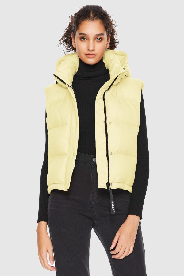Aurora Hooded Down Puffer Vest - Image 11
