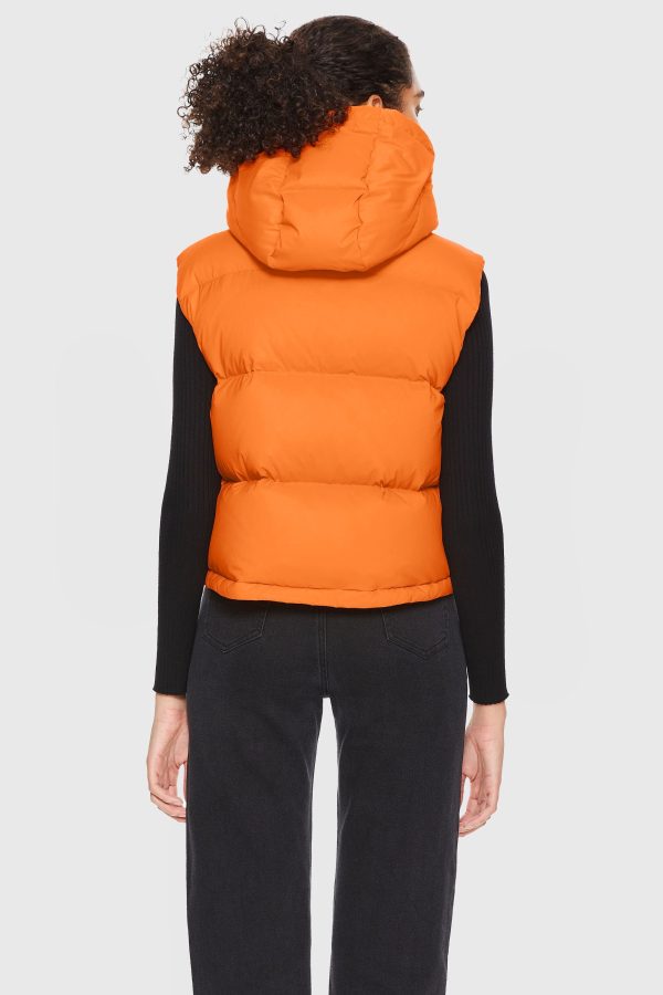 Aurora Hooded Down Puffer Vest - Image 3