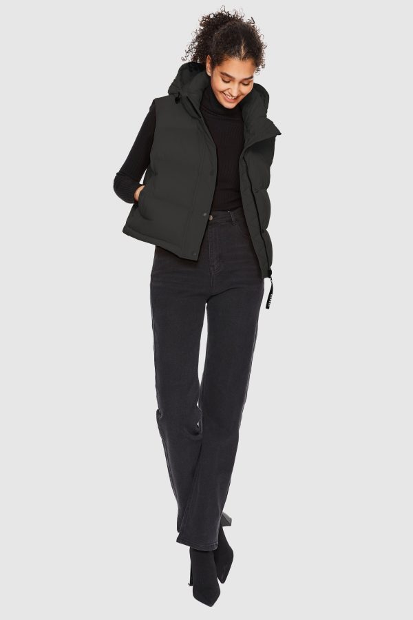 Aurora Hooded Down Puffer Vest - Image 6
