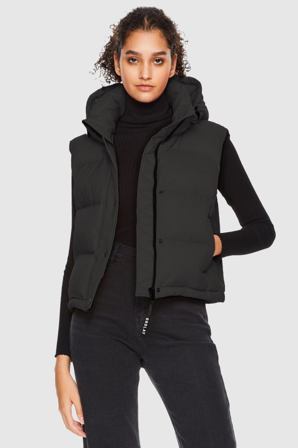Aurora Hooded Down Puffer Vest - Image 7