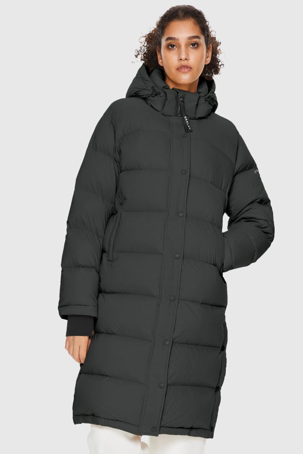 Aurora Long Detachable Hooded Down Jacket - Image 10