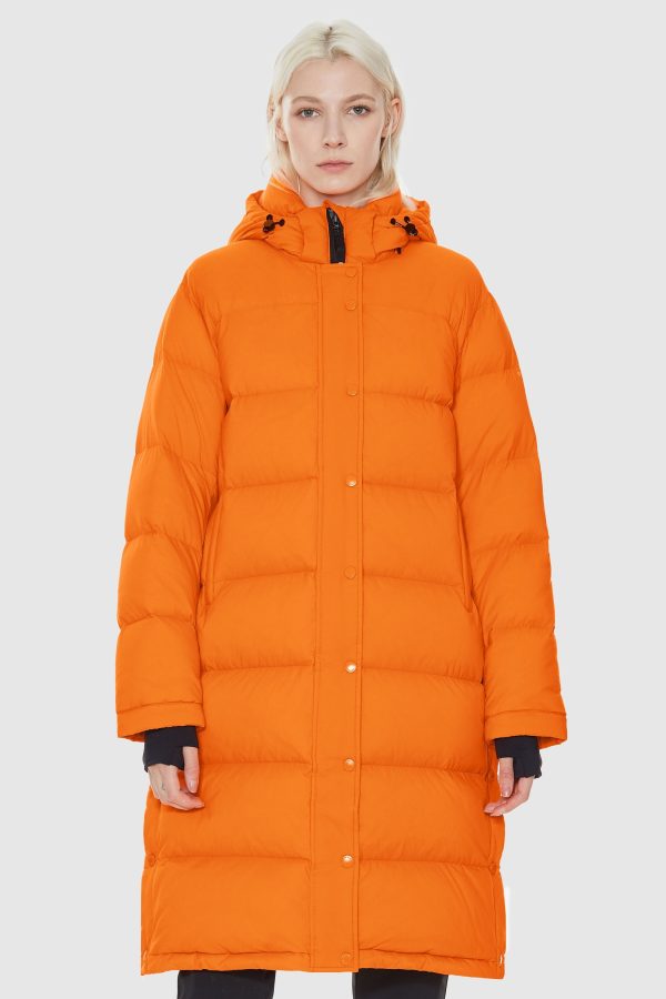 Aurora Long Detachable Hooded Down Jacket - Image 2