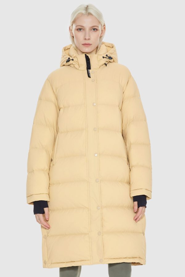 Aurora Long Detachable Hooded Down Jacket - Image 16