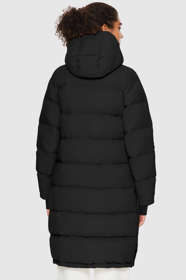 Aurora Long Detachable Hooded Down Jacket - Image 6