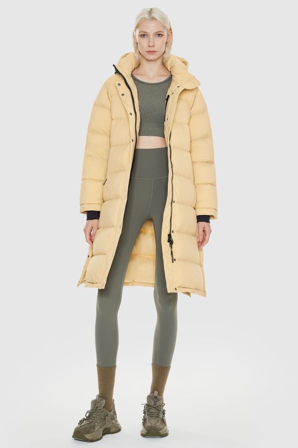 Aurora Long Detachable Hooded Down Jacket - Image 13