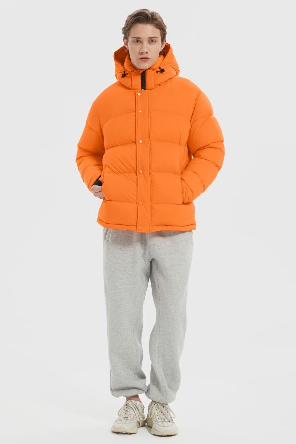 Aurora Mens Down Puffer with Detachable Hood