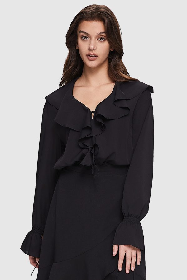 Business Casual Chiffon Blouse - Image 5