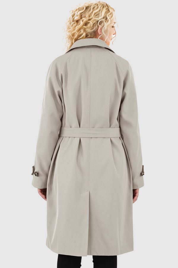 Casual Belted Lapel Trench - Image 11