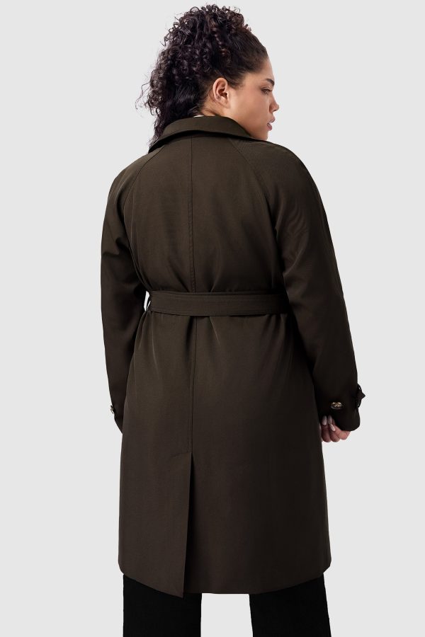 Casual Belted Lapel Trench - Image 15