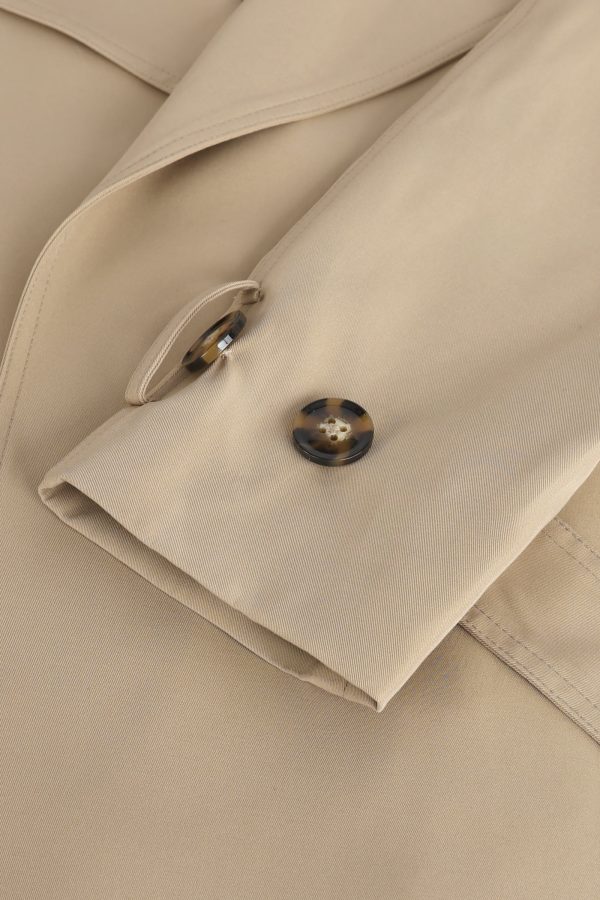 Casual Belted Lapel Trench - Image 7