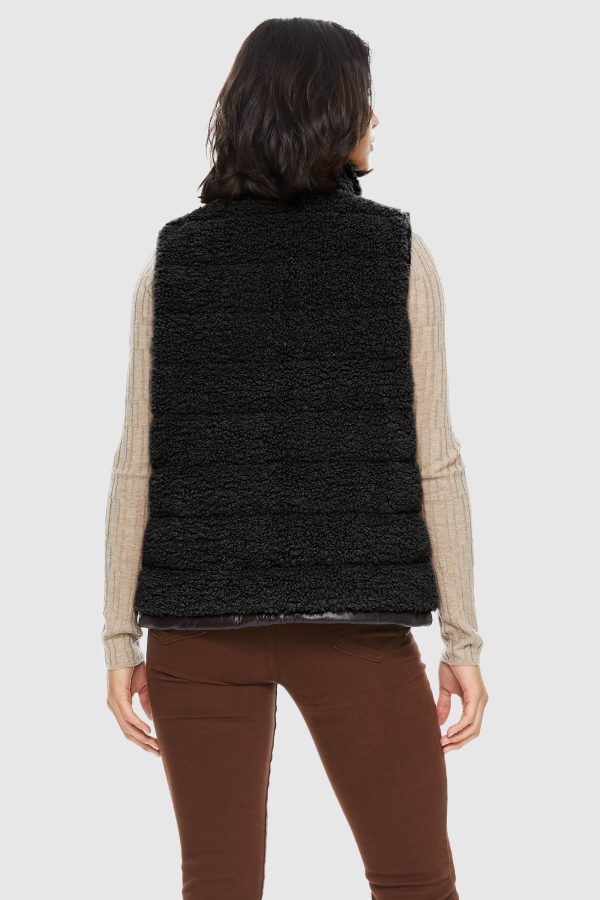 Casual Fleece Down Vest - Image 3