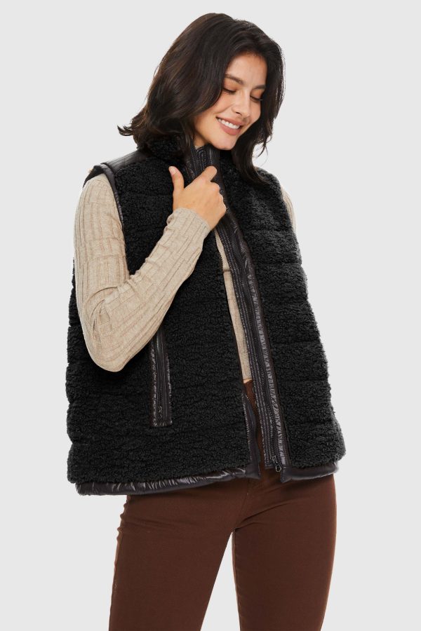 Casual Fleece Down Vest - Image 4