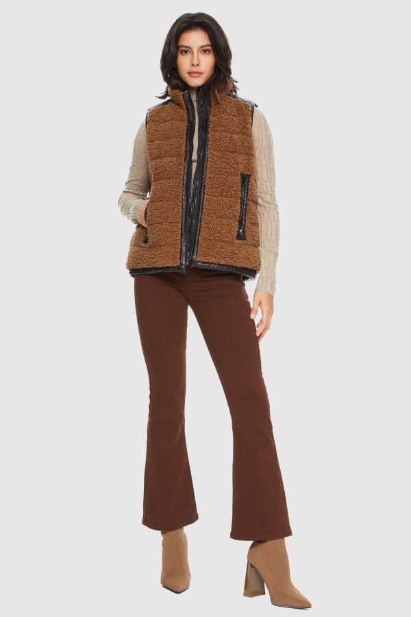 Casual Fleece Down Vest - Image 5