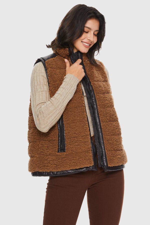 Casual Fleece Down Vest - Image 8