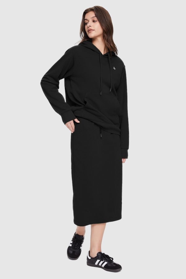 Casual High Waisted Midi Skirt - Image 10