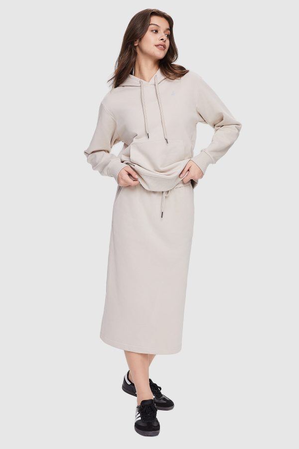 Casual High Waisted Midi Skirt - Image 6