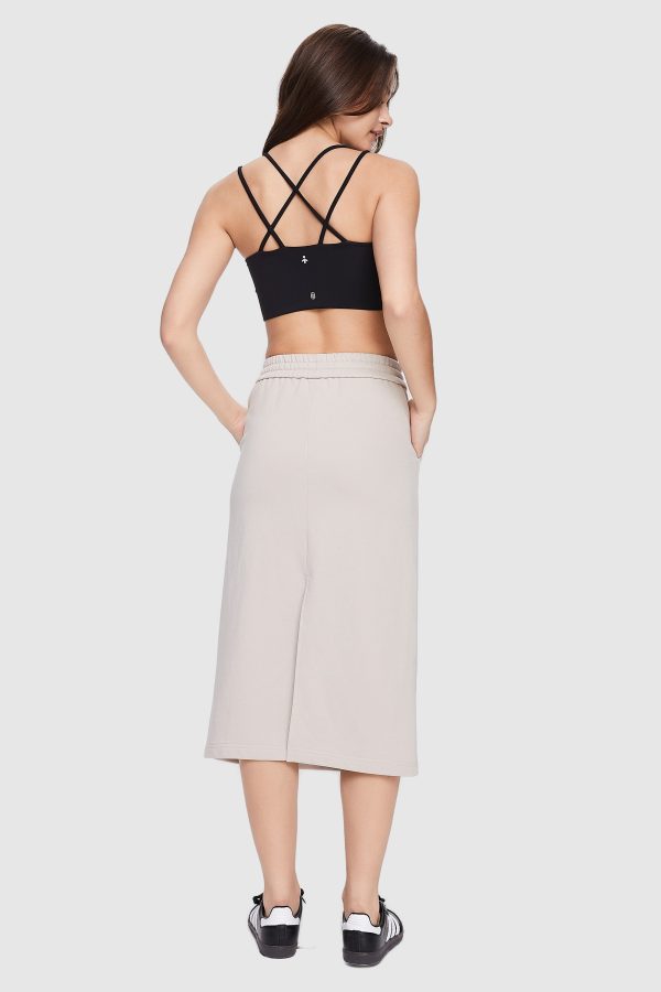 Casual High Waisted Midi Skirt - Image 9