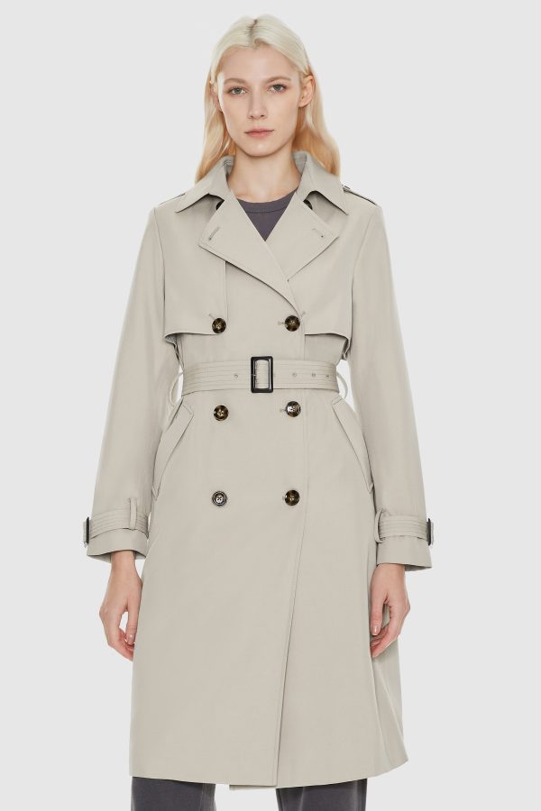Classic Double-Breasted Lapel Hudson Trench - Image 2