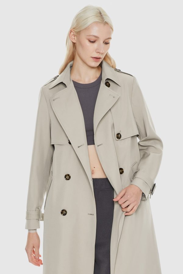 Classic Double-Breasted Lapel Hudson Trench - Image 4