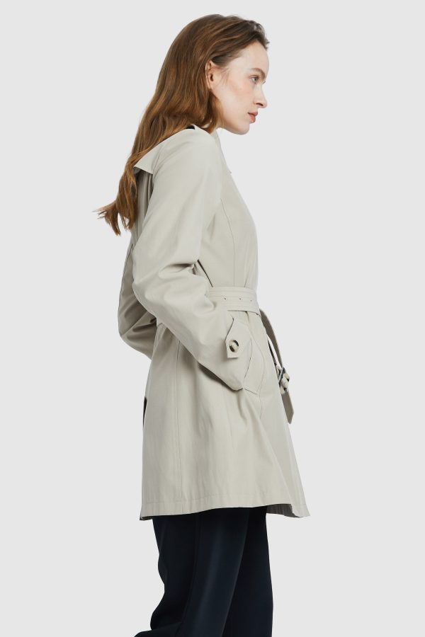 Classic Windproof Belted Hudson Trench - Image 11