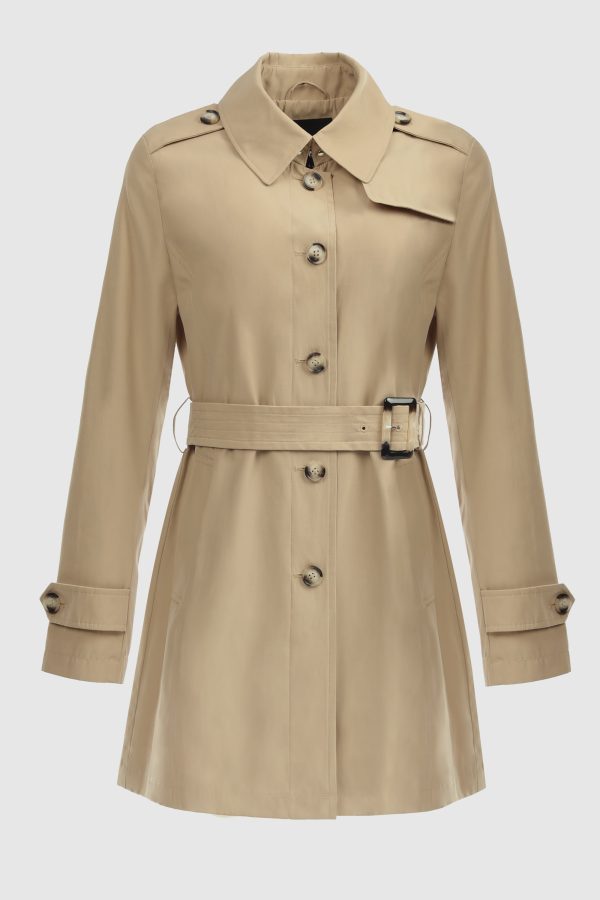 Classic Windproof Belted Hudson Trench - Image 17