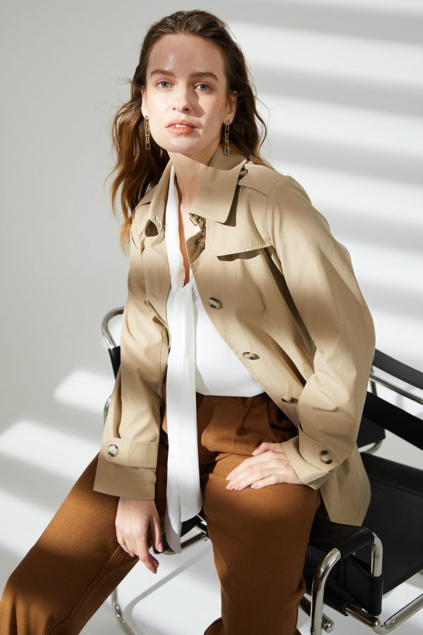 Classic Windproof Belted Hudson Trench - Image 21