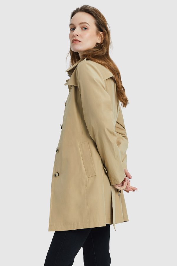 Classic Windproof Belted Hudson Trench - Image 3