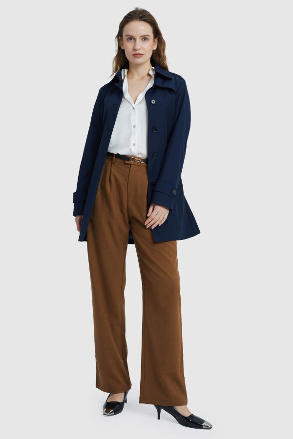 Classic Windproof Belted Hudson Trench - Image 5