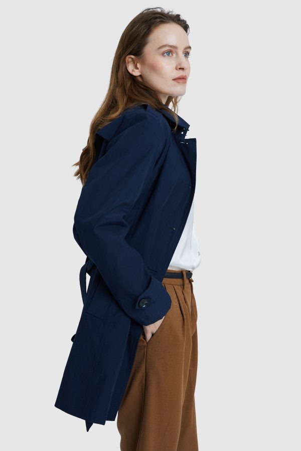 Classic Windproof Belted Hudson Trench - Image 8